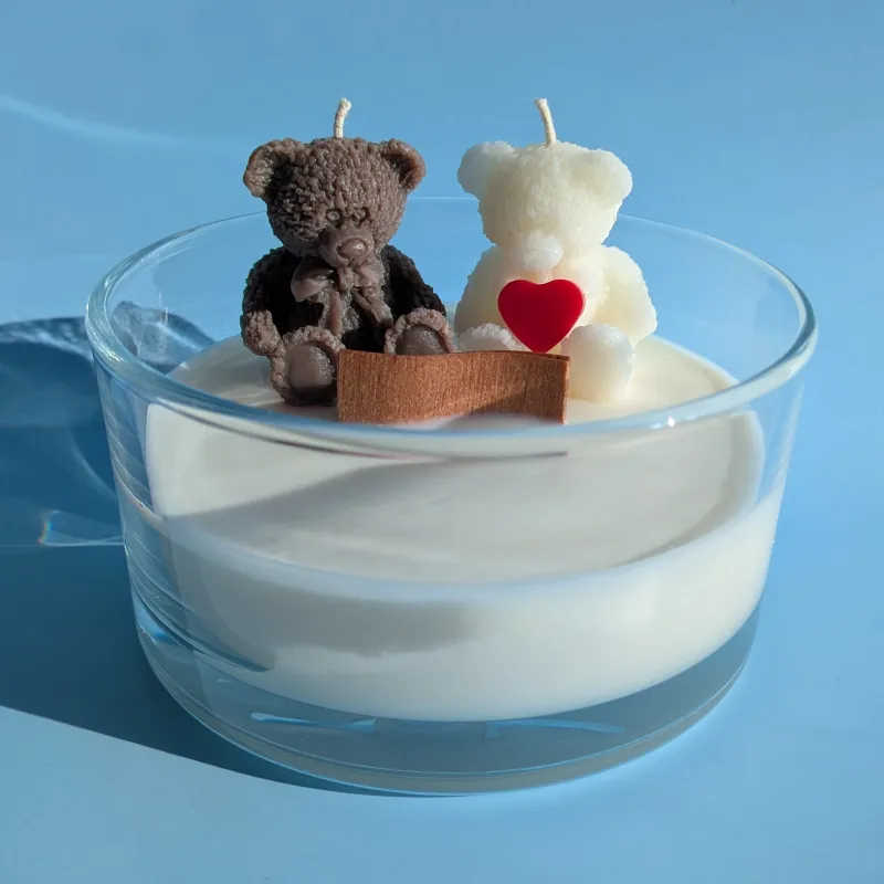 Свічка ведмедики love 